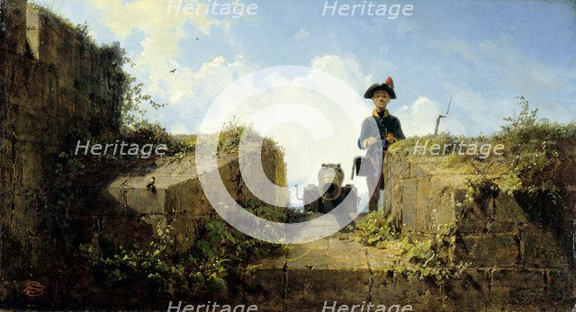 The Knitting Guard, 1855.