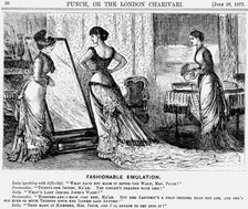 'Fashionable Emulation', 1877.  Artist: George du Maurier