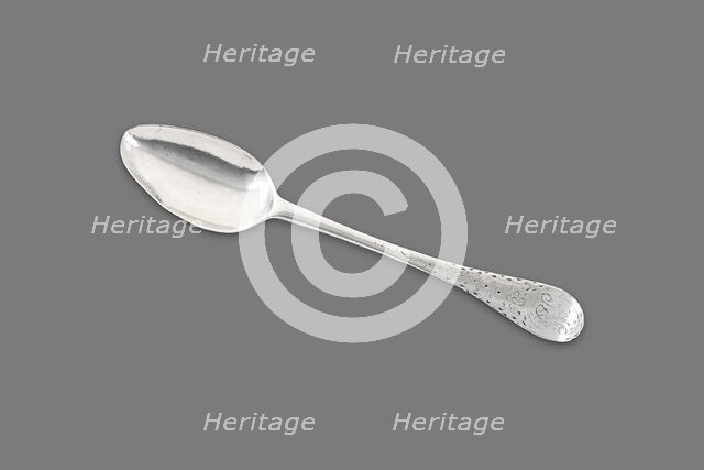 Pair of Coffee Spoons, 1790/1812. Creator: Unknown.