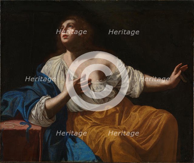 The Repentant Mary Magdalene, c. 1640. Creator: Gentileschi, Artemisia (1598-1653).