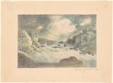 Falls of the Potomac, 1800-1810. Creator: William Russell Birch.