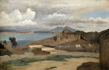 'Ischia, seen from Mount Epomeo', 1828.  Artist: Jean-Baptiste-Camille Corot    