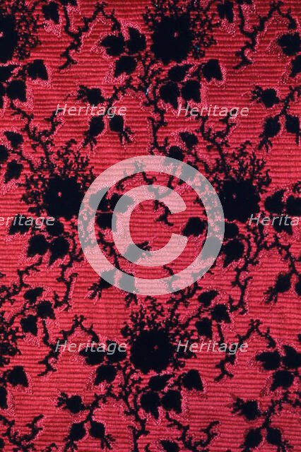 Fragment (From a Vest), France, c. 1820/40. Creator: Unknown.