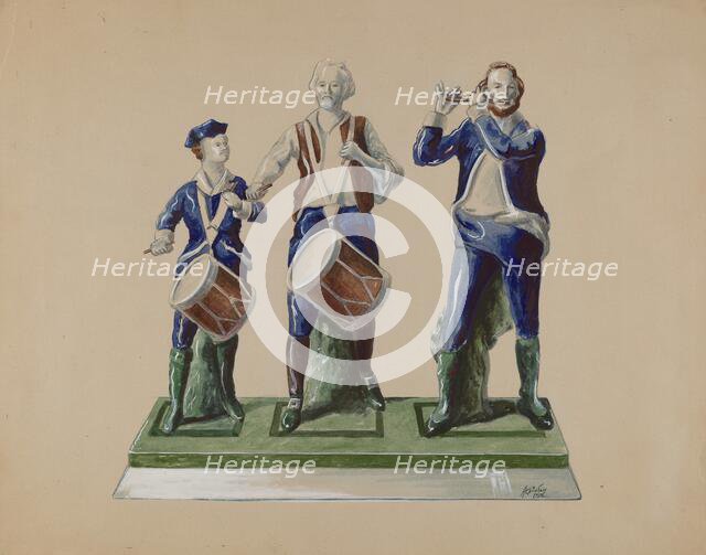 Statuette, c. 1937. Creator: Ralph Atkinson.