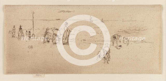 The Beach, Ostend, 1887. Creator: James Abbott McNeill Whistler.