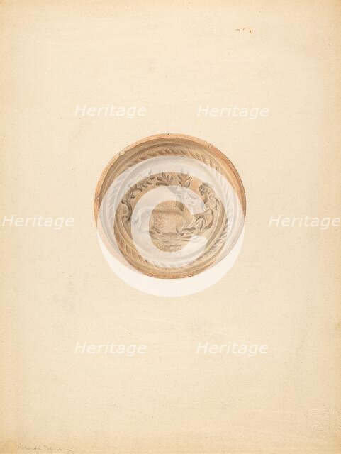 Butter Mold, c. 1939. Creator: Roberta Spicer.