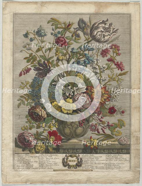 Twelve Months of Flowers: May, 1730. Creator: Henry Fletcher (British, active 1715-38).