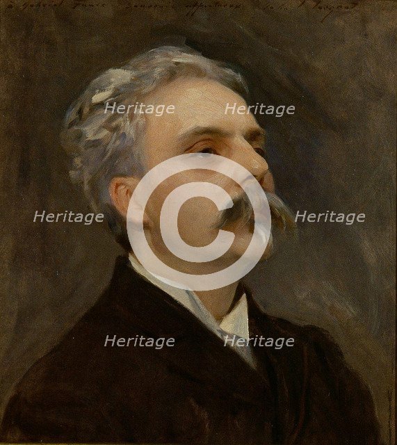 Portrait of the composer Gabriel Fauré (1845-1924).