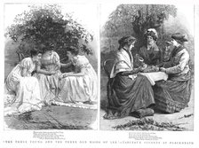 ''The Three Young Maid's and the Three Old Maid's of Lee-Tableaux Vivants at Blackheath', 1888. Creator: Unknown.