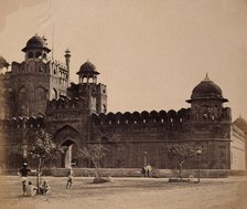 India: the "Lahore Gate of the Palace", c1858. Creator: Felice Beato.