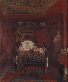 Victor Hugo sur son lit de mort, 22–05–1885 — 23–5–1885. Creator: Pierre-Paul-Leon Glaize.