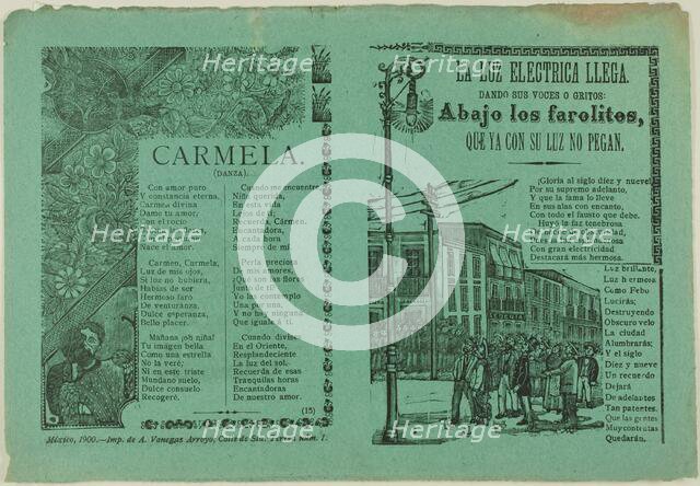 Electric Light Arrives, 1900. Creator: Manuel Manilla.