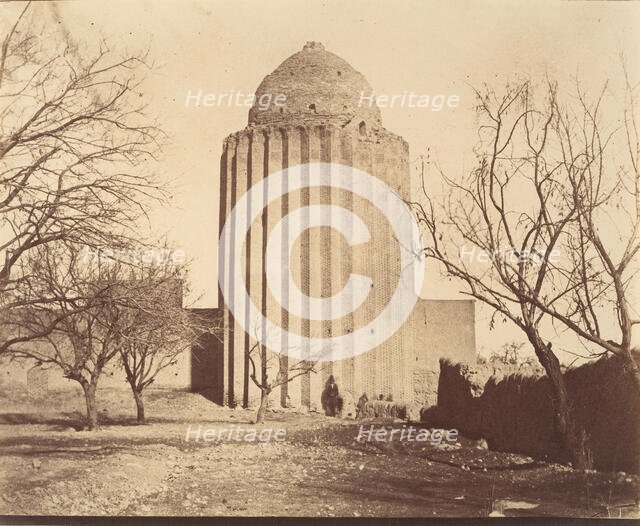 [Bastam, Tomb Tower (built 1313), Khorasan], 1840s-60s. Creator: Possibly by Luigi Pesce.