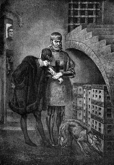 Louis XI of France visiting Cardinal Balue in his iron cage, 1469-1480 (1882-1884).Artist: Tamisier