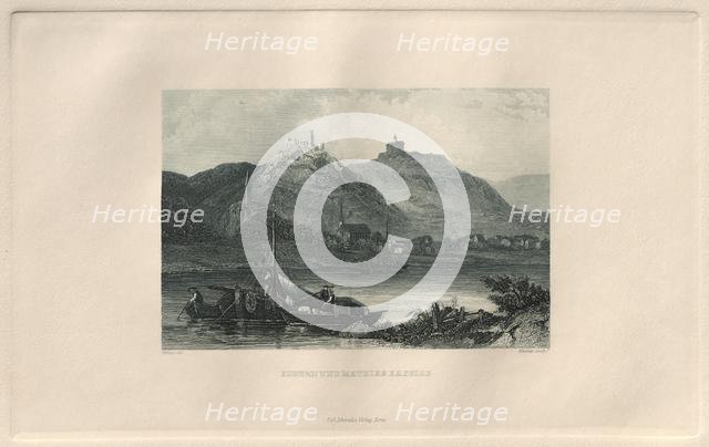 Das Malerische und Romantische Rheinland: Kobern und Mathias Kapelle, 1928. Creator: Henry Winkles (British, 1801-1900); Kurt Schroeder.