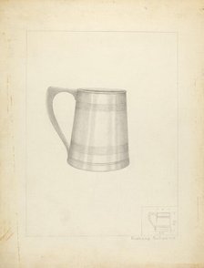 Silver Mug, c. 1936. Creator: Richard Schoene.