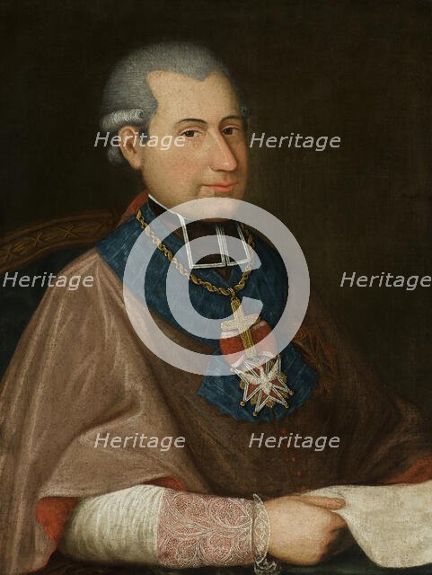 Portrait of Bishop of Vilnius Ignacy Massalski, between 1853-1854. Creator: Unknown.