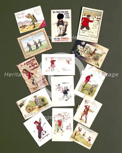 Greetings cards, c1905-c1920. Artist: Unknown