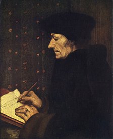 'Erasmus', 1523, (1909). Artist: Hans Holbein the Younger.