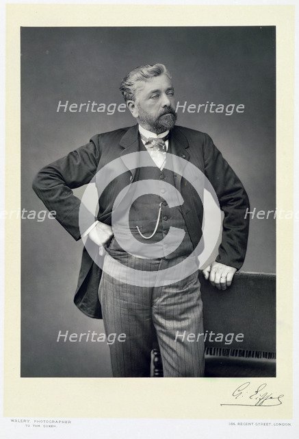 Alexandre Gustave Eiffel, French engineer, late 19th century. Artist: Walery