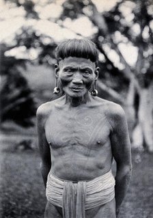 Sarawak: a Ukit man, c1900. Creator: Unknown.