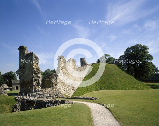 Ruins of Pickering Castle, North Yorkshire, c2010-c2017. Artist: Jonathan Bailey.
