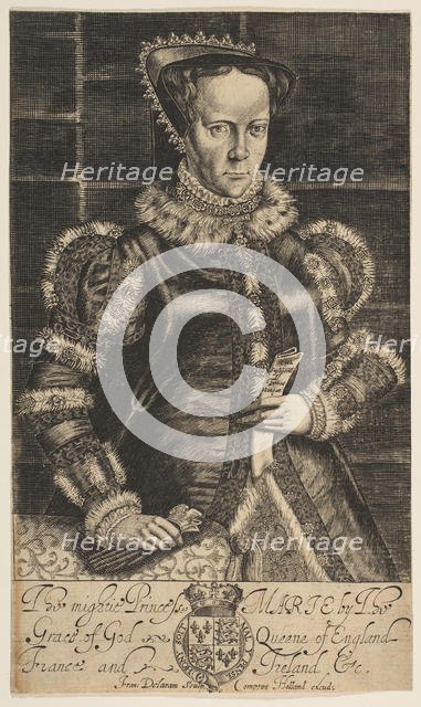 Mary I, Queen of England, 1600-1627. Creator: Francis Delaram.