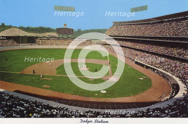 Dodger Stadium, Los Angeles, California, USA, 1970. Artist: Unknown
