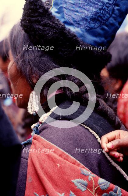 Woman and child, Ladakh, India, 1988. Creator: Amanda Waite.
