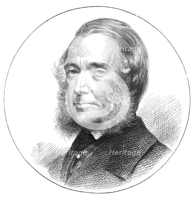 Mr. J. G. Hubbard, M.P. for London, 1874. Creator: Unknown.