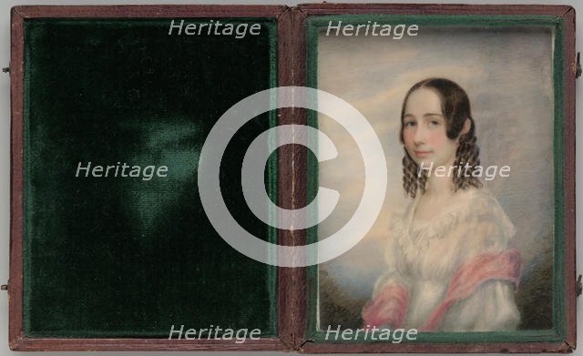 Mrs. Christopher Grant Perry (Frances Sargeant), ca. 1840. Creator: Richard Morrell Staigg.