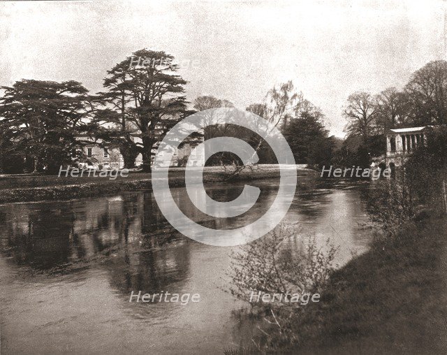 The River Nadder, Wilton House, Wiltshire, 1894. Creator: Unknown.