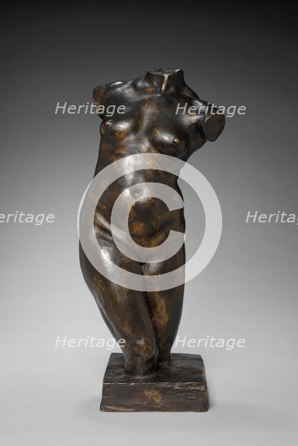 Torso, c. 1850 - 1899. Creator: Jules Dalou (French, 1838-1902).