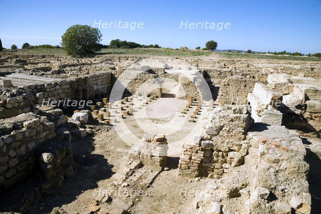 House I in the Roman city of Emporiae, Empuries, Spain, 2007. Artist: Samuel Magal