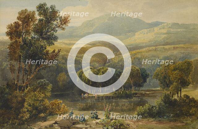 Lake Scene, North Wales, 1811. Creator: David Cox the Elder.
