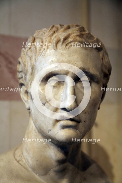 Head of Menander, Greek playwright. Artist: Unknown