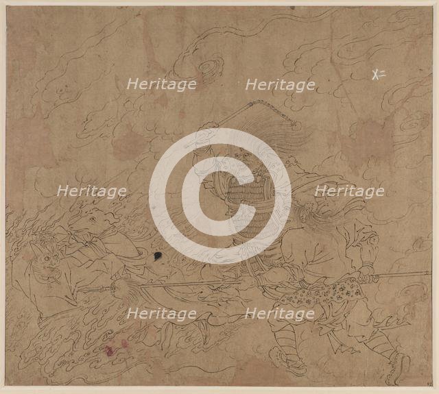 Album of Daoist and Buddhist Themes: Search the Mountain: Leaf 42, 1200s. Creator: Unknown.