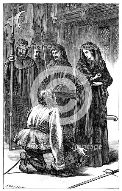 Scene from Shakespeare's Richard III, (1591) c1870. Artist: Unknown