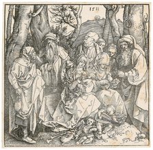 The Holy Family with Two Musician Angels, 1511. Creator: Dürer, Albrecht (1471-1528).