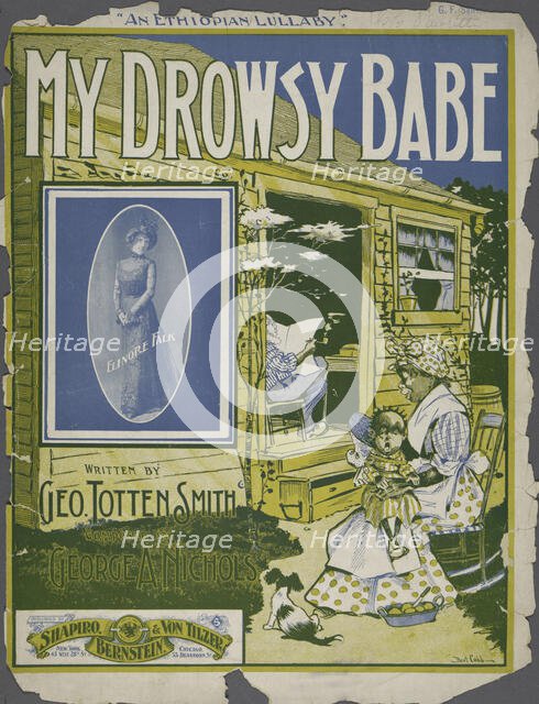 'My drowsy babe', 1900. Creator: Bert Cobb.