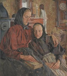 Sisters, 1898. Creator: Carl Wilhelmson.