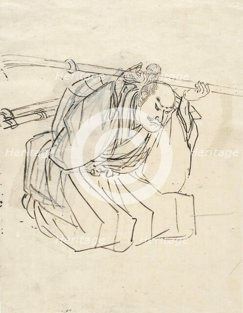 Shinano Sakon Tomoyuki, between 1848 and 1849. Creator: Utagawa Kuniyoshi.