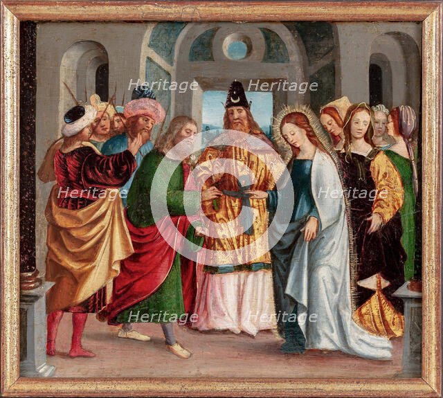 Mary's engagement to Joseph, c.1510-1515. Creator: Gandolfino da Roreto (active 1493-1510).