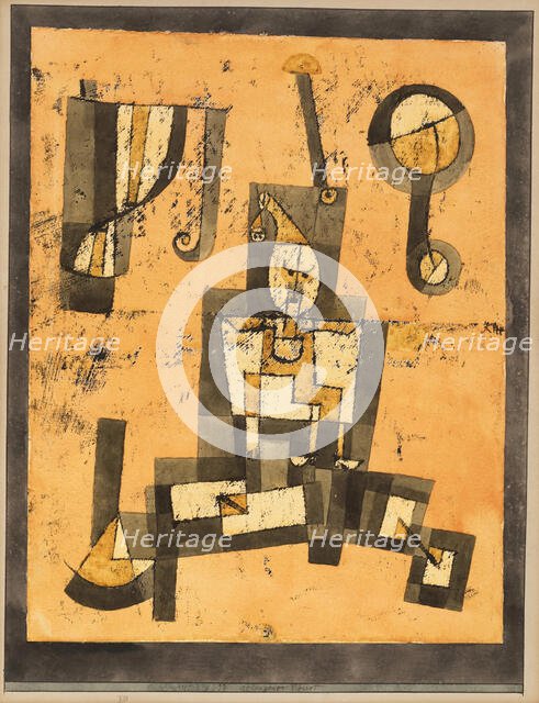 Captive Pierrot, 1923. Creator: Paul Klee.