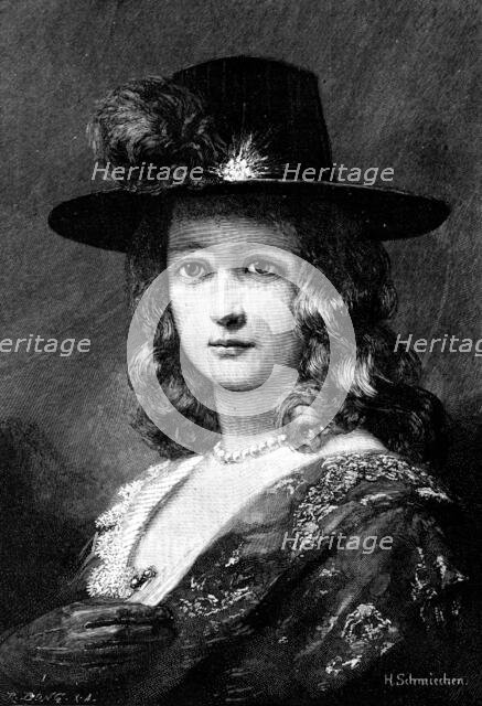 "Veronica" - by H. Schmiechen, 1890.  Creator: Richard Bong.