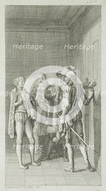 Illustration for V. Weber's 'Stories from Antiquity', 1790. Creator: Daniel Nikolaus Chodowiecki.