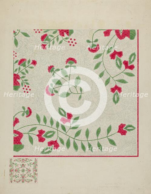 Quilt, c. 1936. Creator: Therkel Anderson.