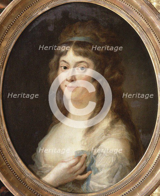 Portrait of Madame Roland (1754-1793), 1792. Artist: Heinsius, Johann Julius (1740-1812)