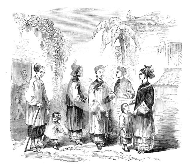 Chinese Costumes, north part of Kwang-Tung, 1857. Creator: Unknown.