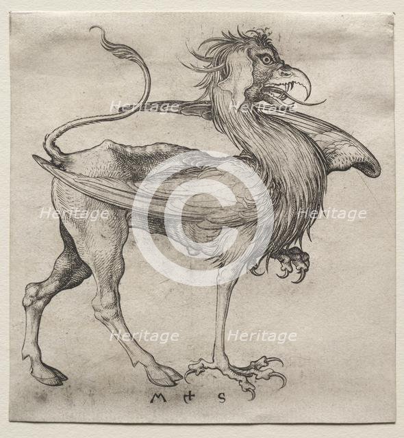 The Griffin, 1400s. Creator: Martin Schongauer (German, c.1450-1491).